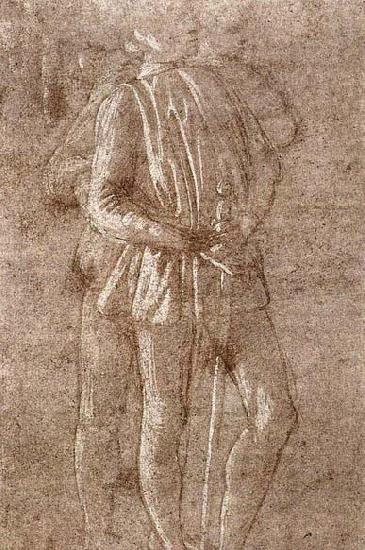Sandro Botticelli Study of two standing figures